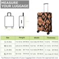 thumbnail image 4 of Stretch Luggage Cover S(18-20in)– Elastic Travel Suitcase Protector with Handle Openings & Bottom Closure, Washable Polyester Spandex Suitcases Cover, Leopard Animal Print, 4 of 5