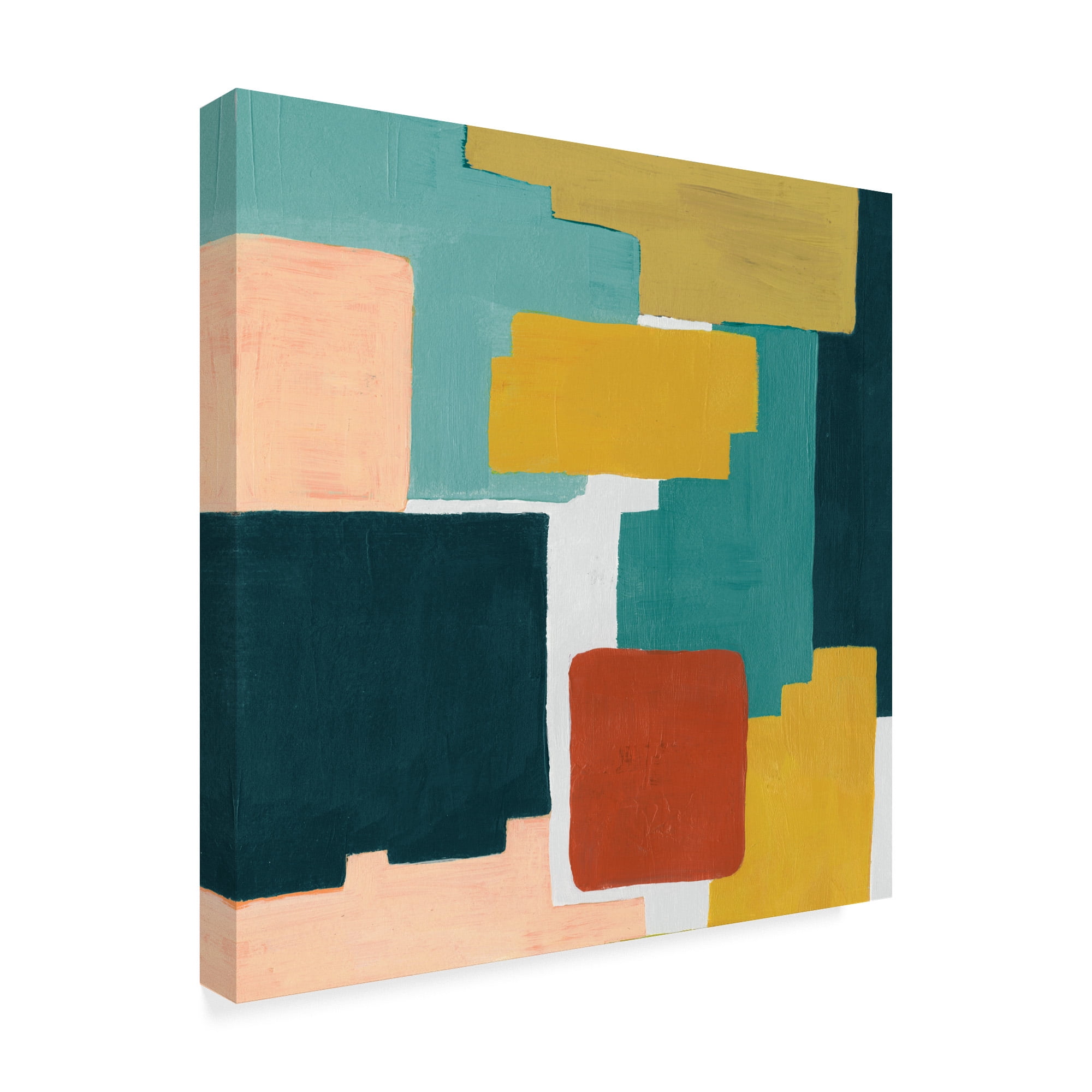 Trademark Fine Art 'Block Abstract II' Canvas Art by Grace Popp