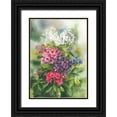 thumbnail image 1 of Besedina, Anastasiia 24x32 Black Ornate Wood Framed with Double Matting Museum Art Print Titled - Phlox in the Garden, 1 of 4