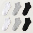 thumbnail image 2 of JAMES FIALLO Men's 6-Pack Premium Polyester Quarter Socks - Classic Breathable Comfort for Daily Wear, 2 of 3