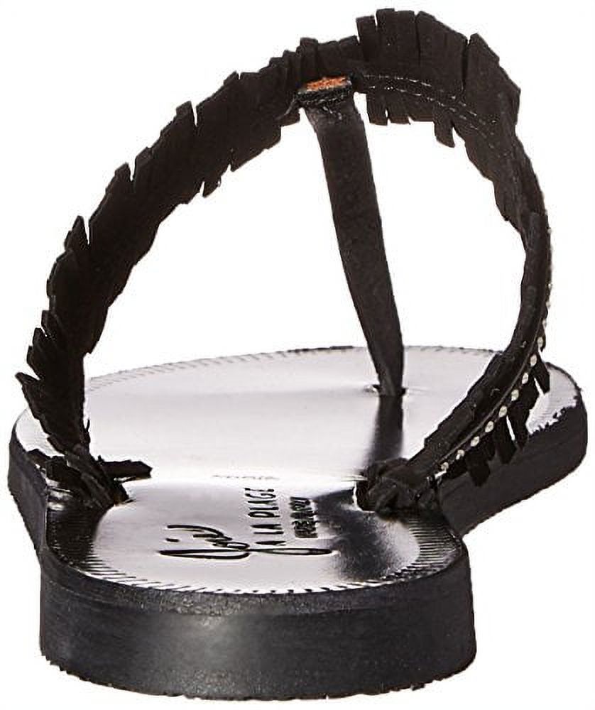 Joie Women's Maisie Flat Sandal, Black/Silver, 36 EU/6 M US - image 3 of 6