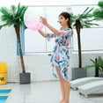 thumbnail image 3 of Inflatable Transparent Feather Beach Ball for Outdoor Swimming Pool Water Playing PVC Ball Play Water Beach Toy, 3 of 10