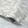 thumbnail image 3 of Country Rustic Tier Curtains and Valance Set, 3 Pieces Grey Leaves Window Treatments for Farmhouse Kitchen Cafe, 52 x 18 & 30 x 36 Inches, Rod Pocket, 3 of 6