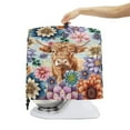 thumbnail image 7 of TSOVTHRID Boho Mandala Print Kitchen Stand Mixer Cover with Top Handle Highland Cattle Pattern Waterproof Coffee Maker Cover Kitchen Appliance Dust Cover for 6-8 Quart Stand Mixer,L, 7 of 7