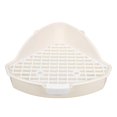 thumbnail image 1 of Rabbit Triangle Potty Corner Small Animal Toilet Litter Box Bunny Pee Pan Tray, 1 of 4