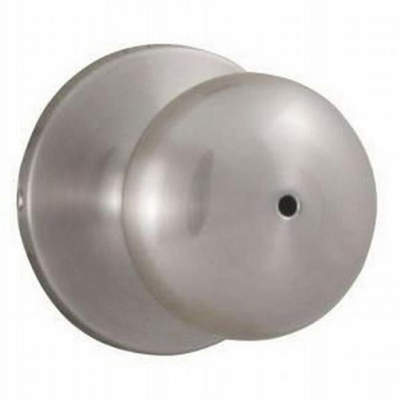 Salem Privacy Lock with Adjustable Latch & Full Lip Strike, Satin Nickel