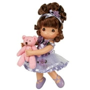 Precious Moments Dolls By The Doll Maker, Linda Rick, Dance With Me; Ballerina, Brunette, 9 inch Doll