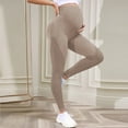 thumbnail image 6 of breaise No See-Through Maternity Workout Yoga Leggings Soft Stretchy Pregnancy Leggings Over The Belly Mama Pants, 6 of 8