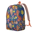 thumbnail image 2 of Serene Paisley Backpack - Boho Calm Aesthetic for Focused Learning, Dedicated Space for a Tablet, Premium Gift for a Scholar, 2 of 5