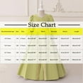 thumbnail image 3 of ZACPNCV Girls Medieval Princess Maxi Dress Renaissance Long Bell Sleeve Vintage Retro Ball Gowns Green 6-7 Years, 3 of 9