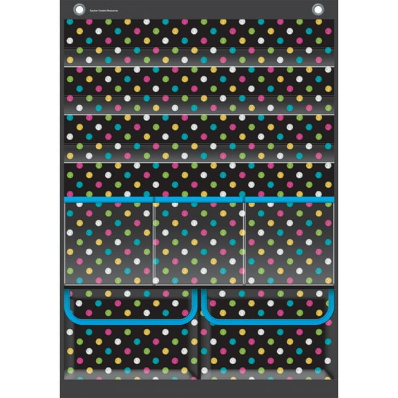 Teacher Created Resources Chalkboard Brights Place Value Pocket Chart