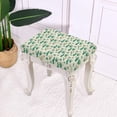thumbnail image 6 of FOR U DESIGNS Cactus Pattern Stool Covers Rectangle Pack of 2, Anti-Slip Bar Stool Seat Covers Stretch Stool Upholstered Protector Slipcover With Elastic Band, 6 of 9