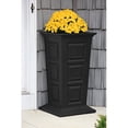 thumbnail image 2 of Good Ideas 16" x 16" x 32" Black Polyethylene Planter Box, 2 of 6