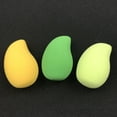 thumbnail image 3 of 6pcs Dual-purpose Dry Wet Powder Puffs Decorative Mango-shape Makeup Puffs, 3 of 8