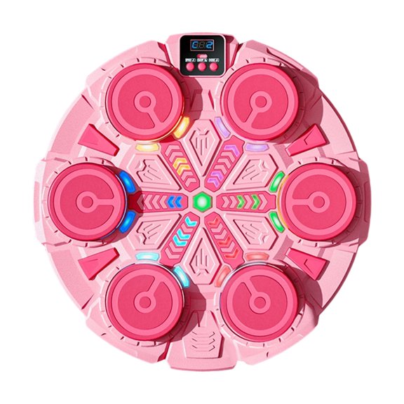 Music Wall Boxing Machine with Dynamic LED Lights Five Speed Adjustment and Multiple Training Modes