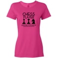 thumbnail image 3 of Inktastic Chess Player Game Gifts Women's T-Shirt, 3 of 4