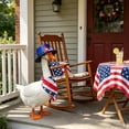 thumbnail image 4 of GFHFHITJ Independence Day Goose Clothes, 4th of July Clothes Fits 23" Geese | Red White And Blue Themed Gooses Accessories for Outdoor Garden Party Lawn Patio Garden Decoration, 4 of 6