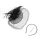 thumbnail image 1 of Delicate Medieval Feather Yarn Hair Hoop Cute Halloween Cosplay Hair Holder Medieval Party Costume Headwear for Women White, 1 of 5
