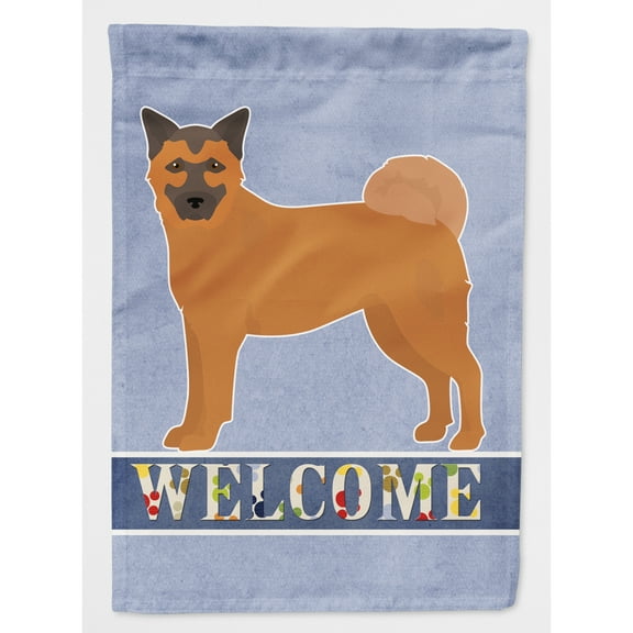 Chow Shepherd Welcome Flag Canvas House Size