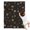 Paw Print, variant on Paw Print Blanket,Comfortable Soft Flannel Throw Blanket,All Season,Warm Lightweight Blankets for Sofa Bed Couch Living Room Chair,30"x40"
