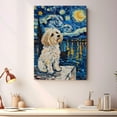 thumbnail image 4 of Havanese Dog Starry Night Canvas Wall Art Prints, Dog Art Canvas Painting Poster,Pet Canvas Painting Puppy Artwork 8x12 inches, 4 of 6