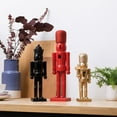thumbnail image 5 of Modern Christmas Mantle King Nutcracker Solid Black, 5 of 9