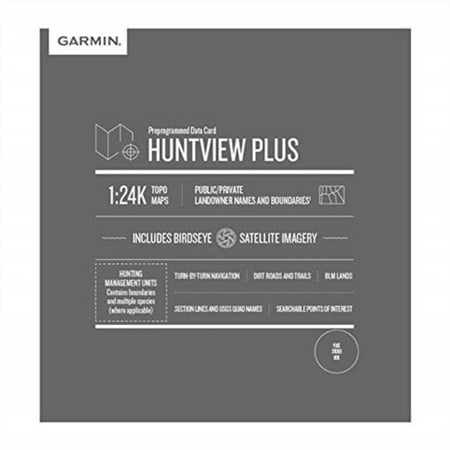 garmin huntview plus, preloaded microsd cards with hunting management units for garmin handheld gps (The Best Handheld Gps For Hunting)