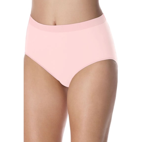 Women's Bali 803J Comfort Revolution Microfiber Brief Panty (Blushing Pink 6/7)
