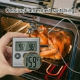 thumbnail image 3 of Termómetro De Lectura Instantánea, Termómetro Digital Plegable Para Carne De Acero Inoxidable ABS Para Uso Doméstico, 3 of 7