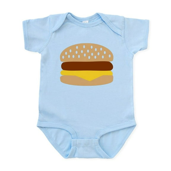 CafePress - Hamburger Infant Bodysuit - Baby Light Bodysuit, Size Newborn - 24 Months