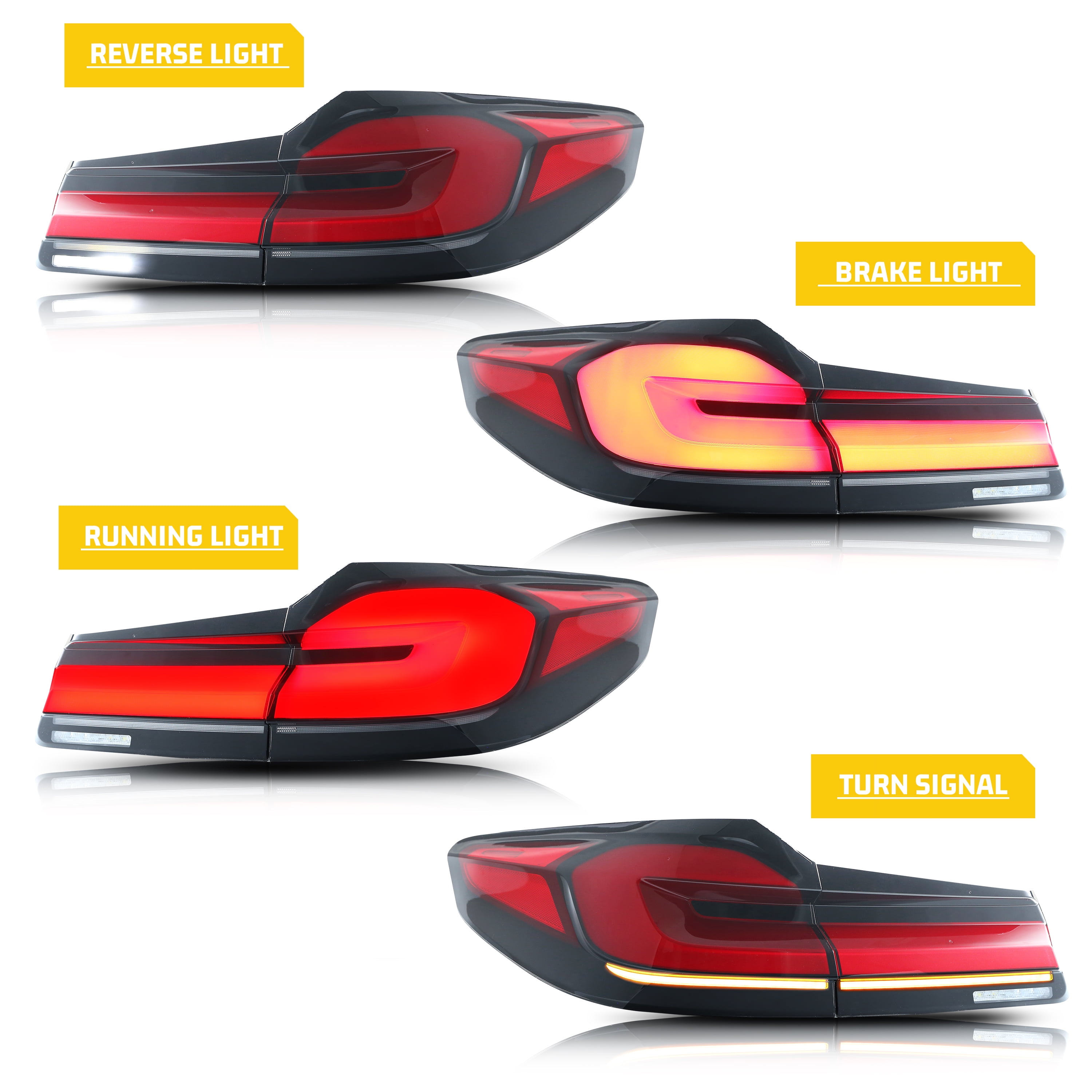 Car Tail Light Accessories For BMW G30 G38 530i 540i 2017-2020 LED