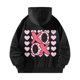 thumbnail image 3 of Sudadera con capucha para mujer, color negro, informal, para pesca, trabajo, compras L Yuyangstore Sudadera con capucha, 3 of 8