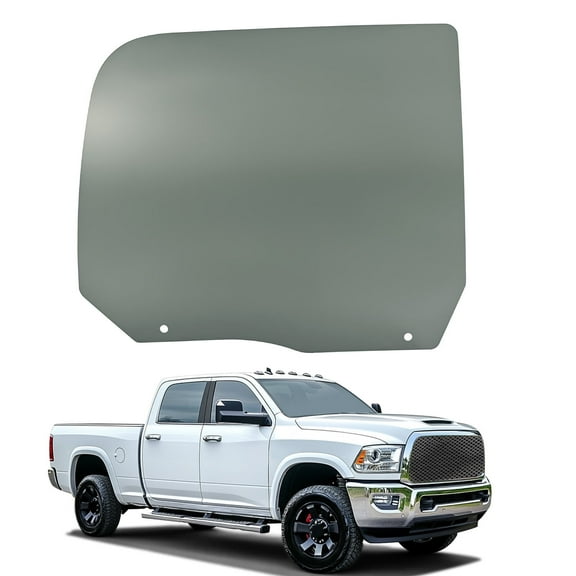 Kojem Right Rear Door Window Glass for 2009-2024 Dodge RAM 1500/2500/3500 Crew Cab Tempered Glass Dark