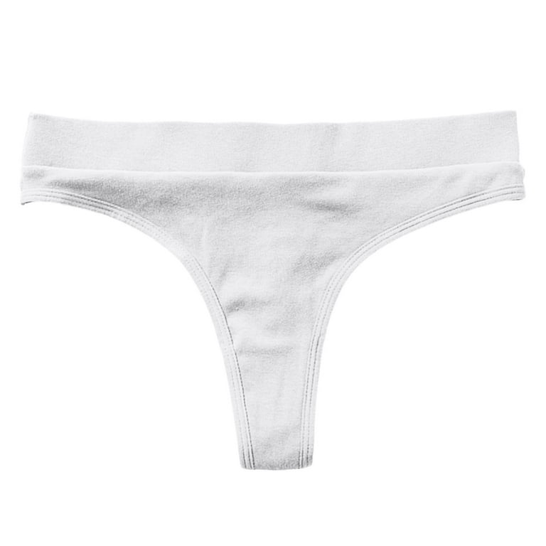 adviicd Panties for Women Pack High Waist No Show Underwear for Seamless  High Cut Briefs Mid-waist Soft No Panty Lines White Large