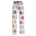 thumbnail image 5 of FrzhBrz Easter Pajama Pants Women Bunny Rabbit Graphic Pj Bottoms Easter Bunny Soft Wide Leg Drawstring Lounge Pants Sleepwear Bottoms, 5 of 6