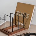 thumbnail image 2 of ZICOTO Decorative Vinyl Record Storage For Up to 75 Single Records &acirc;?? Sturdy LP Holder Stand Organizes All Your Favorite Classic, Oldies, or Recent, 2 of 9