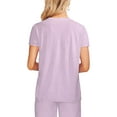 thumbnail image 2 of Vince Camuto Womens High-Low Basic T-Shirt, Purple, Small, 2 of 2