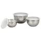 thumbnail image 1 of Juego de Cuencos Le Creuset Acero Inoxidable con Base de Silicona y Tapas Herméticas, 1 of 7