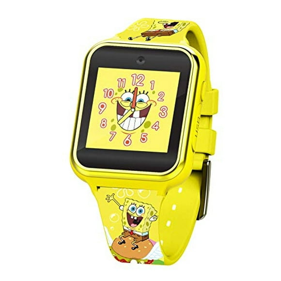 Reloj inteligente interactivo con pantalla táctil de Nickelodeon Bob Esponja (Modelo: SGB4 Accutime Accutime