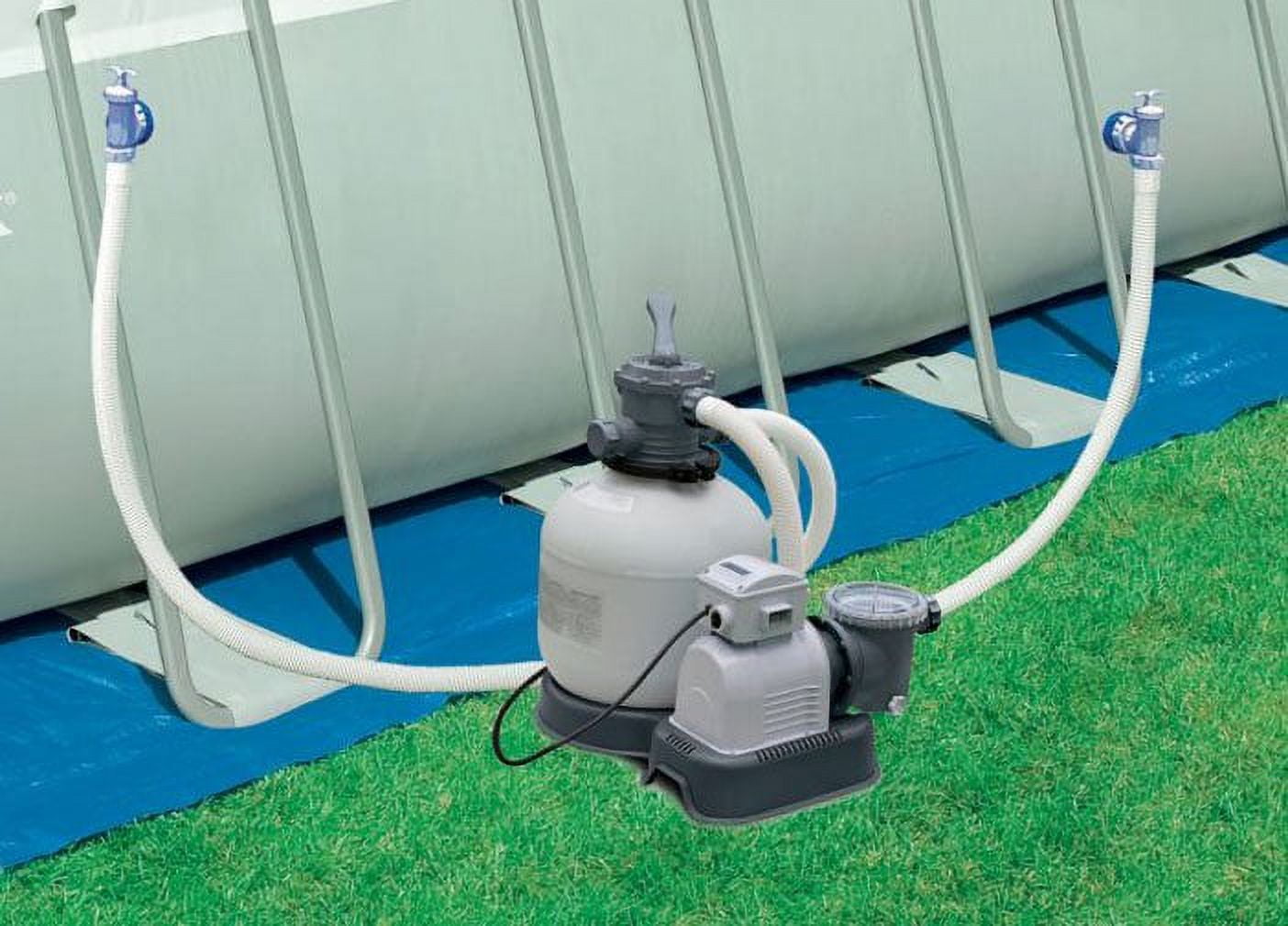 Intex Sand Filter Set Up INTEX Krystal Clear™ Sand Filter Pump