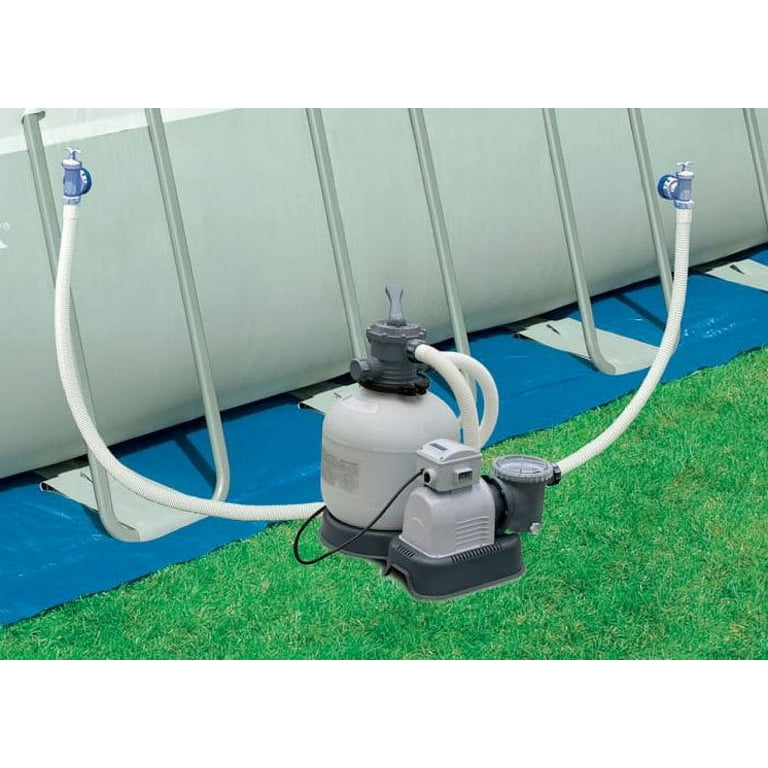 Krystal Clear Setting Up A Sand Filter Swimming Pools Above Ground