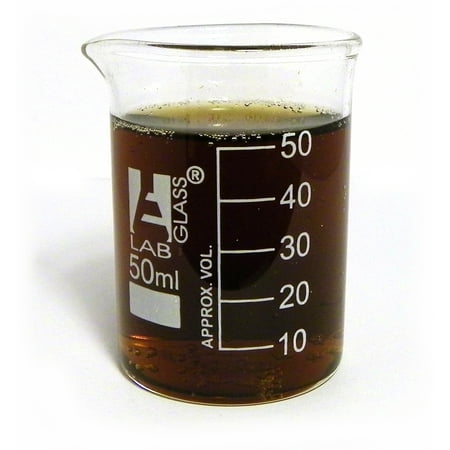 Eisco Labs Beaker - 50mL, Borosilicate Glass, 10mL graduation Low form - Pack of 12