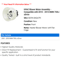 thumbnail image 2 of HVAC Blower Motor Assembly - Compatible with 2010 - 2015 BMW 750Li xDrive 2011 2012 2013 2014, 2 of 2