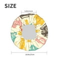 thumbnail image 6 of Disketp Vintage Cup Shower Caps,Reusable Shower Cap For Women, Double Layer Waterproof Hair Cap, Large Size For All Hair Lengths,For Girls Spa Home Salon Use, 6 of 9