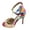 White, variant on Peep Toe High Heeled Shoes for Women Stiletto Pump Summer Elegant Floral Dress Shoes Ankle Strap Sandals