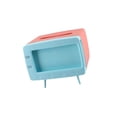 thumbnail image 2 of pitrice TV Shaped Mobile Phone Stand Tissue Box, with 4 Supportive Sticks Blue, 2 of 9