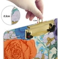 thumbnail image 4 of FMSHPON Flower Butterfly Leaves Clipboard Hardboard Wood Nursing Clip Board and Pull for Standard A4 Letter 13x9 inches, 4 of 6