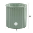 thumbnail image 4 of (2 pack) Mainstays Electric Ribbed Green Ceramic Wax Warmer, Single Pack, 4 of 6