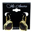 thumbnail image 2 of Drop Dangle Earrings With Faux Snakeskin Accents For Women Gold-Tone, 2 of 2