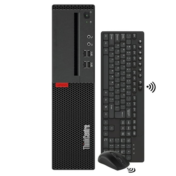 Desktop PC Lenovo ThinkCentre M710s SFF High-Performance Computer |Core i5| 512GB SSD| 16GB DDR4 RAM| Windows 10 Pro| Intel Processor - Black (Refurbished)
